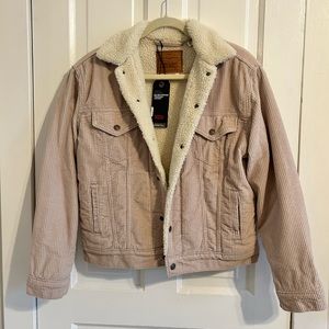 Levi’s Ex-boyfriend Sherpa Corduroy Trucker Jacket